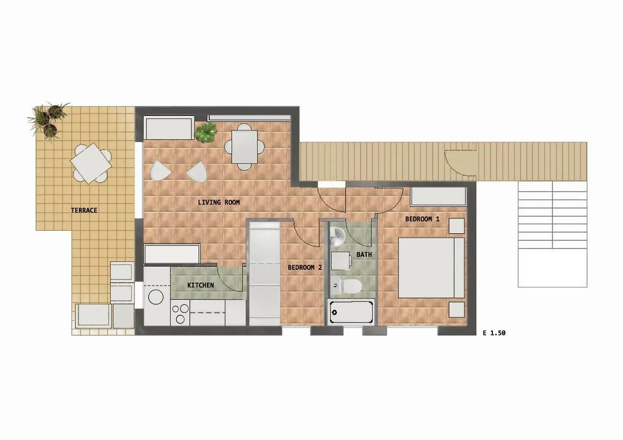 Apartament Rhodes Mar Appartement Llança